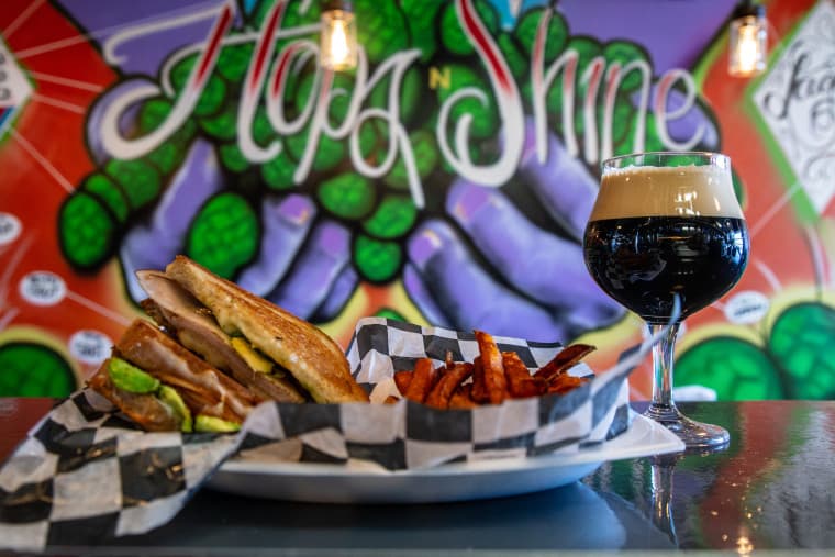 Hops N Shine — Wings restaurant event space in Arlandria, Alexandria, VA